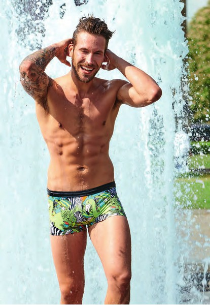 Мужские пляжные плавки бренд Bruno Banani