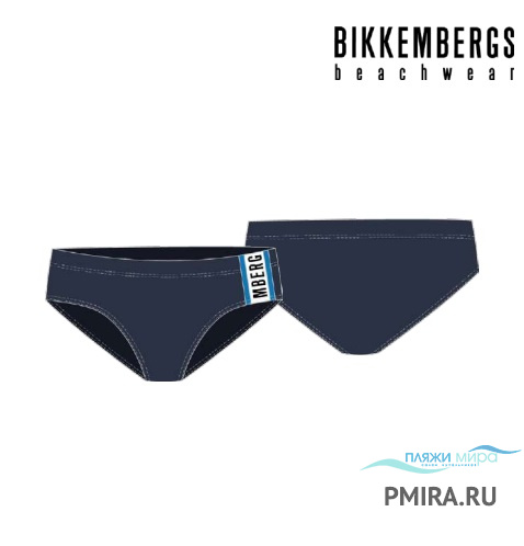 BIKKEMBERGS Плавки мужcкие темно-синие  фото