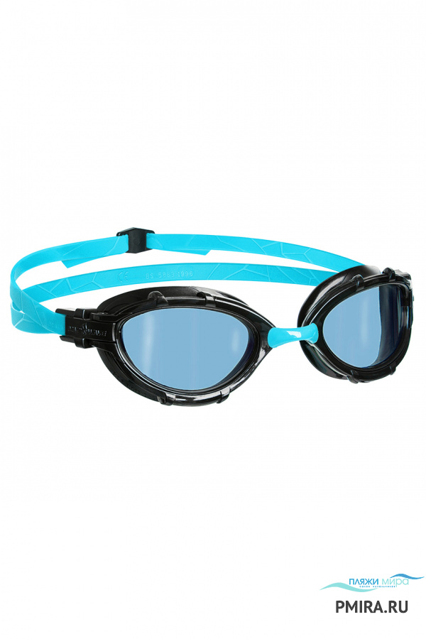 MAD WAVE Очки для плавания TRIATHLON azure  фото