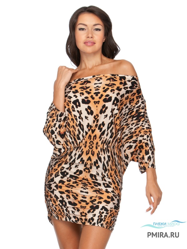 Платье Charmante леопардовый принт  фото