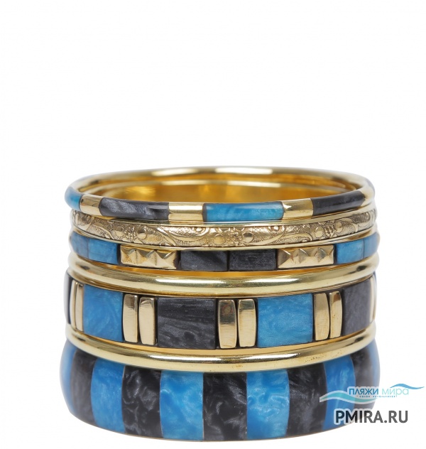 Fabretti Комплект браслетов синий   фото